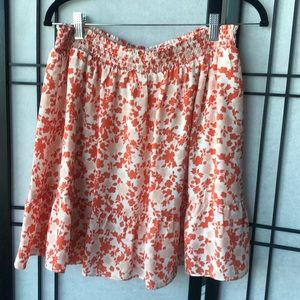 Floral Mini Skirt